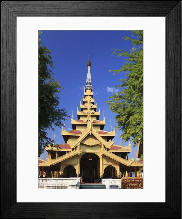 Framed Print : Myanmar (Burma), Mandalay, Mandalay Palace Framed Print : Myanmar (Burma), Mandalay, Mandalay Palace