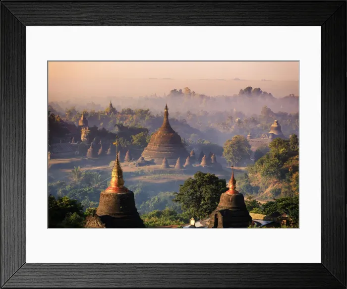 Framed Print : Myanmar (Burma), Rahine State, Mrauk U Archaeological Site Framed Print : Myanmar (Burma), Rahine State, Mrauk U Archaeological Site