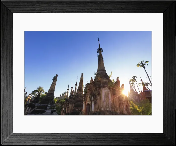 Framed Print : Myanmar (Burma), Shan State, Inle Lake, Inthein Village, Shwe Inn Thein Paya, stupa ruins Framed Print : Myanmar (Burma), Shan State, Inle Lake, Inthein Village, Shwe Inn Thein Paya, stupa ruins