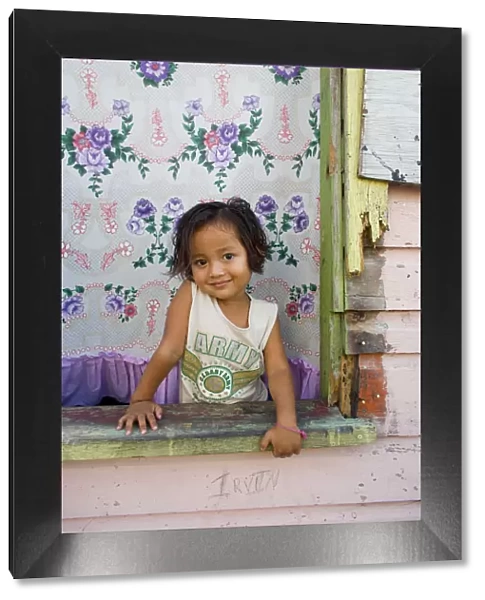 Portrait of a girl, Caye Caulker, Belize