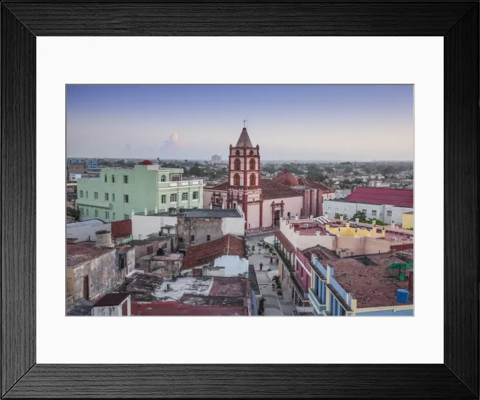 Framed Print : Cuba, Camaguey, Camaguey Province, City view looking towards Iglesia De Nuestra Framed Print : Cuba, Camaguey, Camaguey Province, City view looking towards Iglesia De Nuestra