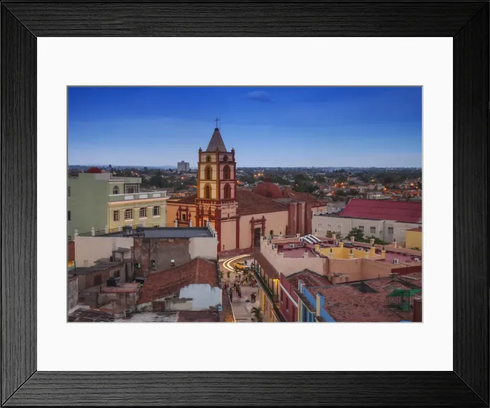 Framed Print : Cuba, Camaguey, Camaguey Province, City view looking towards Iglesia De Nuestra Framed Print : Cuba, Camaguey, Camaguey Province, City view looking towards Iglesia De Nuestra