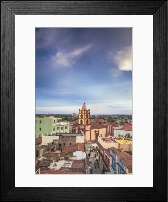 Framed Print : Cuba, Camaguey, Camaguey Province, City view looking towards Iglesia De Nuestra Framed Print : Cuba, Camaguey, Camaguey Province, City view looking towards Iglesia De Nuestra