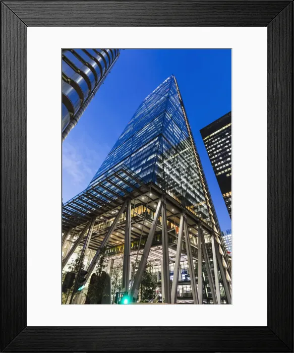 Framed Print : England, London, City of London, Leadenhall Street, The Leadenhall Building aka Framed Print : England, London, City of London, Leadenhall Street, The Leadenhall Building aka
