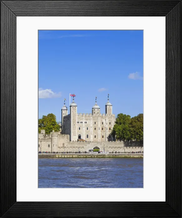 Framed Print : England, London, Tower of London and River Thames Framed Print : England, London, Tower of London and River Thames
