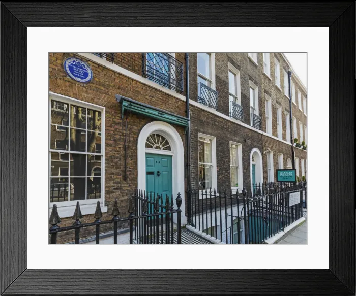 Framed Print : England, London, Bloomsbury, Charles Dickens Museum