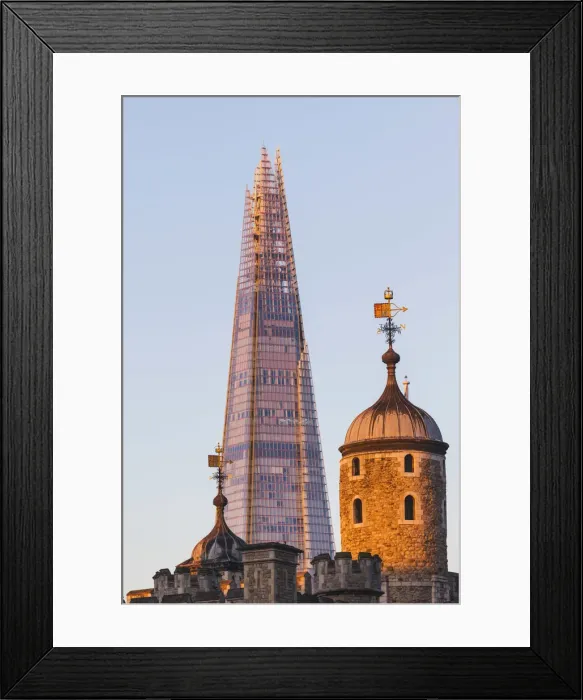 Framed Print : England, London, Southwark Skyline and The Shard