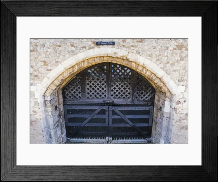 Framed Print : England, London, Tower of London, Traitors Gate Framed Print : England, London, Tower of London, Traitors Gate