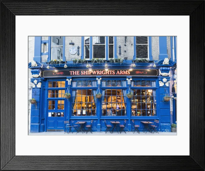 Framed Print : England, London, Southwark, London Bridge City, The Shipwrights Arms Pub Framed Print : England, London, Southwark, London Bridge City, The Shipwrights Arms Pub