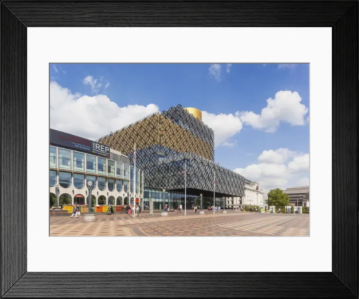 Framed Print : England, West Midlands, Birmingham, The Library of Birmingham Framed Print : England, West Midlands, Birmingham, The Library of Birmingham