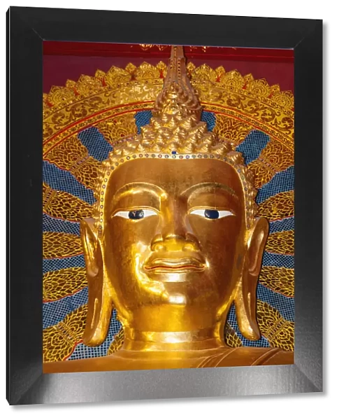 Thailand, Chiang Mai, Wat Phra Sing, Buddha Statue in the Main Prayer Hall