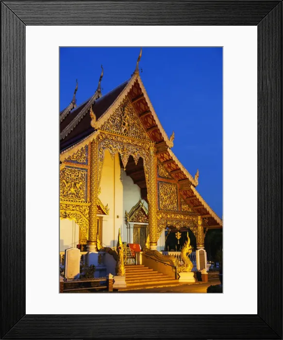 Framed Print : Thailand, Chiang Mai, Wat Phra Sing Framed Print : Thailand, Chiang Mai, Wat Phra Sing