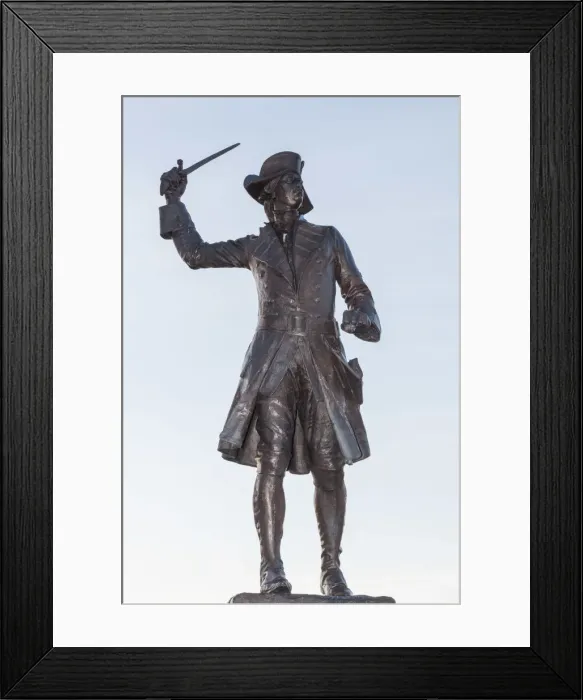 Framed Print : England, Kent, Westerham, Statue of General Wolfe Framed Print : England, Kent, Westerham, Statue of General Wolfe