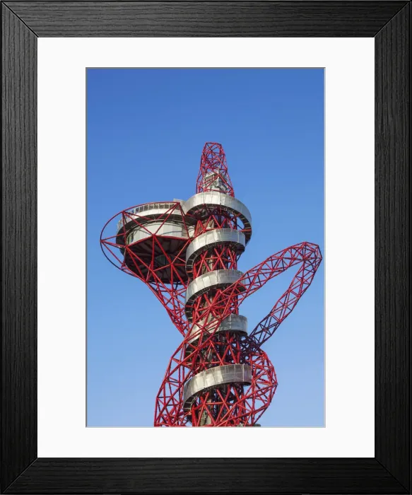 Framed Print : England, London, Stratford, Queen Elizabeth Olympic Park, ArcelorMittal Orbit Sculpture Framed Print : England, London, Stratford, Queen Elizabeth Olympic Park, ArcelorMittal Orbit Sculpture