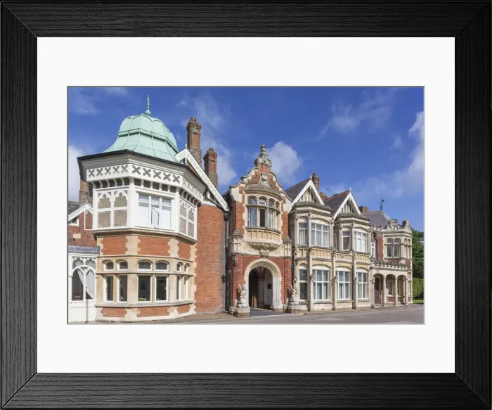 Framed Print : England, Buckinghamshire, Bletchley, Bletchley Park, The Mansion Framed Print : England, Buckinghamshire, Bletchley, Bletchley Park, The Mansion