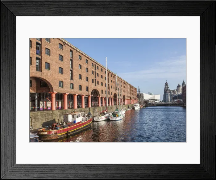 Framed Print : England, Merseyside, Liverpool, Albert Dock Framed Print : England, Merseyside, Liverpool, Albert Dock