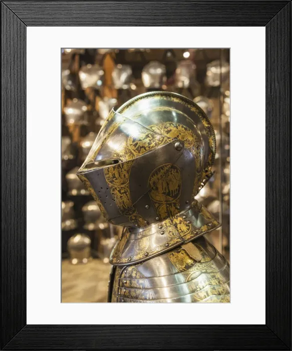 Framed Print : England, London, Tower of London, The White Tower, Suit of Armour made for Henry Prince Framed Print : England, London, Tower of London, The White Tower, Suit of Armour made for Henry Prince