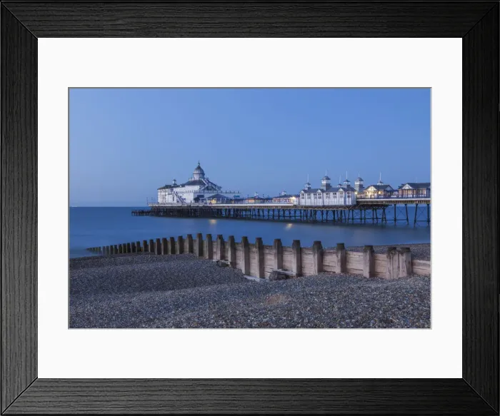 Framed Print : England, East Sussex, Eastbourne, Eastbourne Pier
