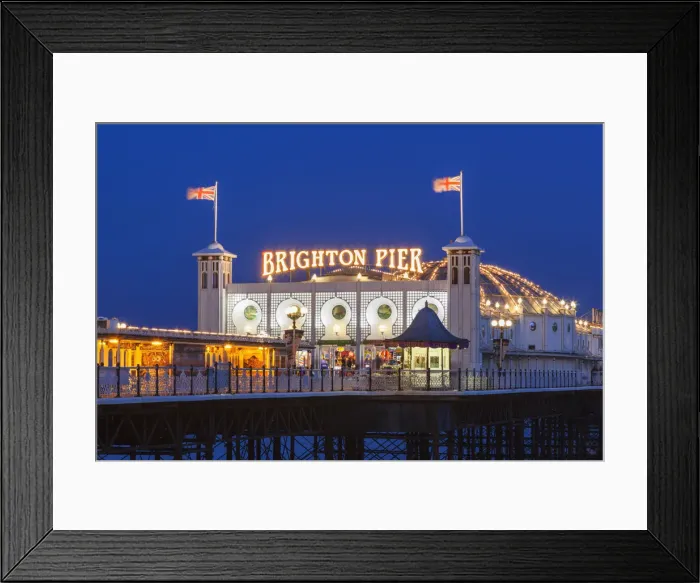 Framed Print : England, East Sussex, Brighton, Brighton Pier Framed Print : England, East Sussex, Brighton, Brighton Pier
