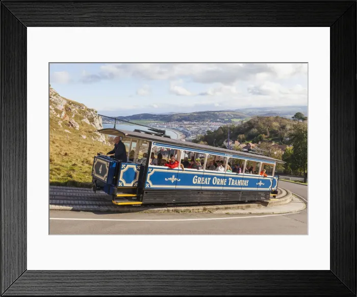 Framed Print : Wales, Llandudno, Great Orme Tram Framed Print : Wales, Llandudno, Great Orme Tram