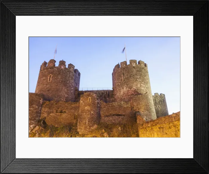 Framed Print : Wales, Conwy, Conwy Castle Framed Print : Wales, Conwy, Conwy Castle