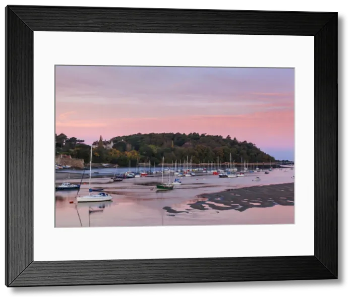 Framed Print : Wales, Conwy, The River Conwy at Dawn Framed Print : Wales, Conwy, The River Conwy at Dawn