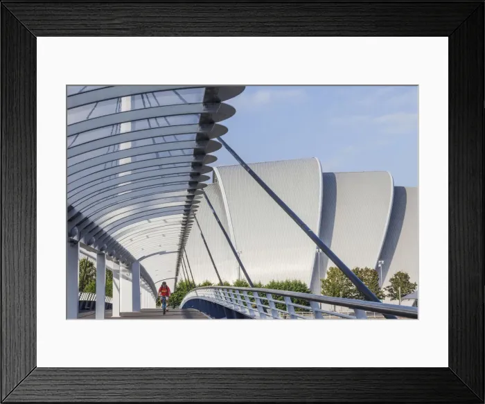 Framed Print : Scotland, Glasgow, Clydebank, Scottish Exhibition and Conference Centre aka SECC