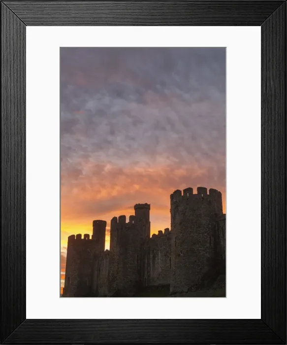 Framed Print : Wales, Conwy, Conwy Castle Framed Print : Wales, Conwy, Conwy Castle