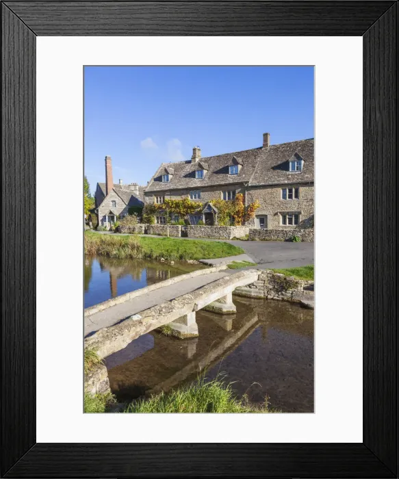 Framed Print : England, Gloucestershire, Cotswolds, Upper Slaughter Framed Print : England, Gloucestershire, Cotswolds, Upper Slaughter