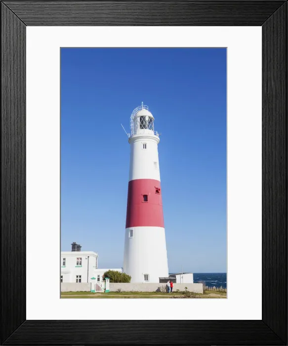 Framed Print : England, Dorset, Portland, Portland Bill Lighthouse