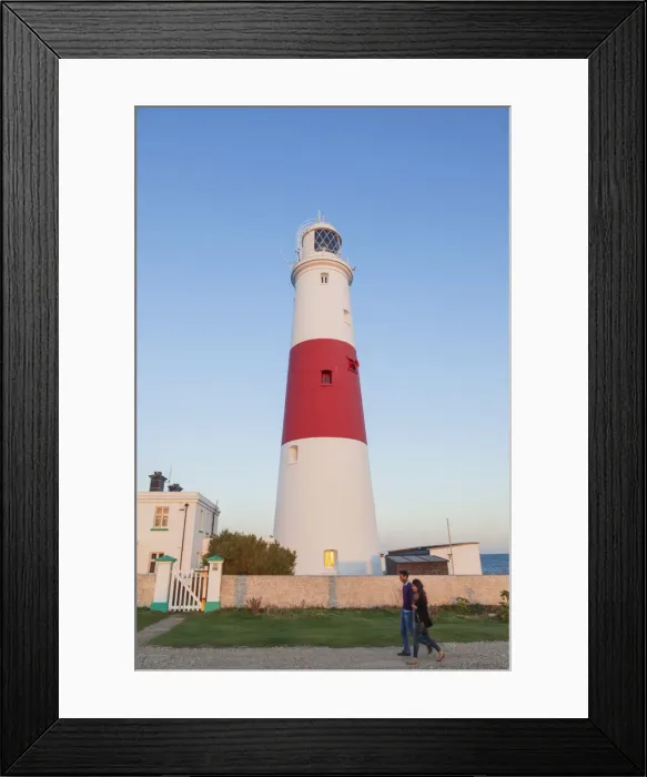 Framed Print : England, Dorset, Portland, Portland Bill Lighthouse