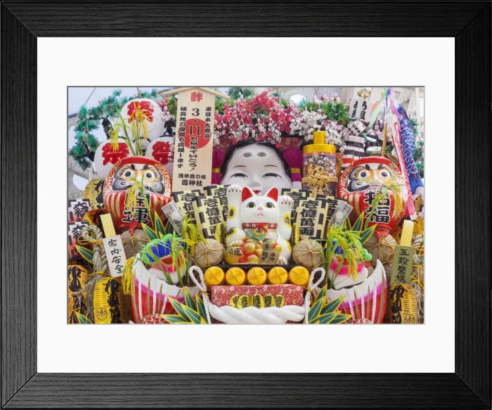 Framed Print : Japan, Honshu, Tokyo, Asakusa, Tamahime Inari Shrine, Kutsun-no-megumi Festival Framed Print : Japan, Honshu, Tokyo, Asakusa, Tamahime Inari Shrine, Kutsun-no-megumi Festival