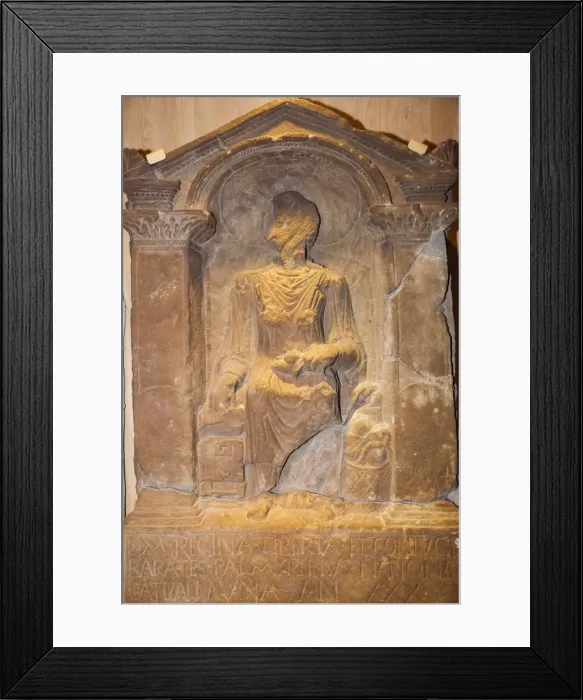 Framed Print : England, Tyne and Wear, South Shields, Arbeia Roman Fort and Museum, The Regina Tombstone Framed Print : England, Tyne and Wear, South Shields, Arbeia Roman Fort and Museum, The Regina Tombstone