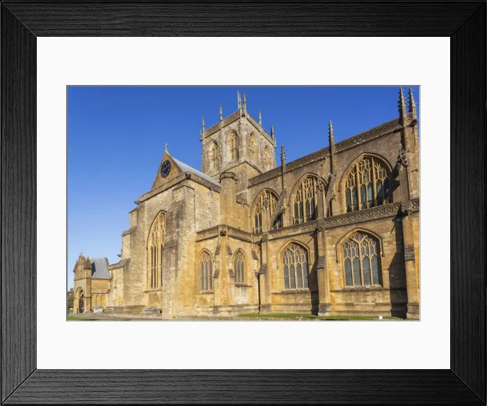 Framed Print : England, Dorset, Sherborne, Sherborne Abbey Framed Print : England, Dorset, Sherborne, Sherborne Abbey