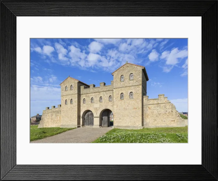 Framed Print : England, Tyne and Wear, South Shields, Arbeia Roman Fort and Museum Framed Print : England, Tyne and Wear, South Shields, Arbeia Roman Fort and Museum