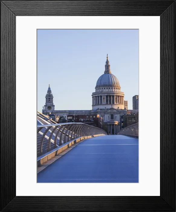 Framed Print : England, London, St. Pauls Cathedral and City Skyline Framed Print : England, London, St. Pauls Cathedral and City Skyline
