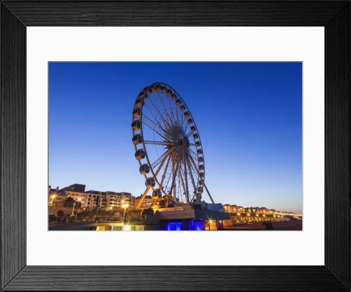 Framed Print : England, East Sussex, Brighton, Brighton Wheel Framed Print : England, East Sussex, Brighton, Brighton Wheel