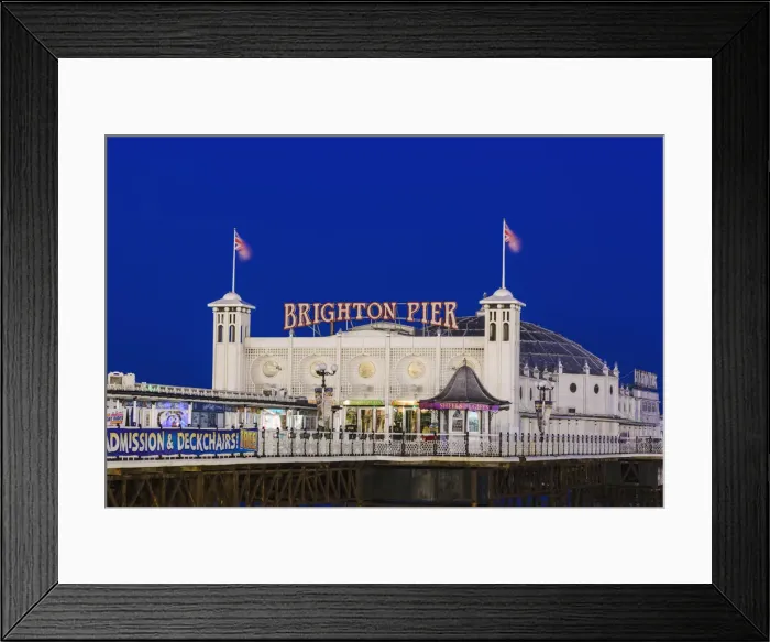 Framed Print : England, East Sussex, Brighton, Brighton Pier Framed Print : England, East Sussex, Brighton, Brighton Pier