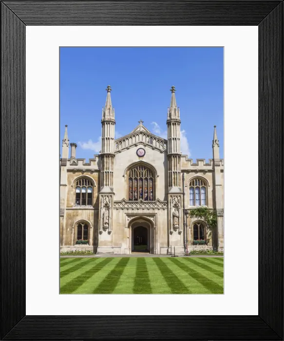 Framed Print : England, Cambridgeshire, Cambridge, Corpus Christi College Framed Print : England, Cambridgeshire, Cambridge, Corpus Christi College