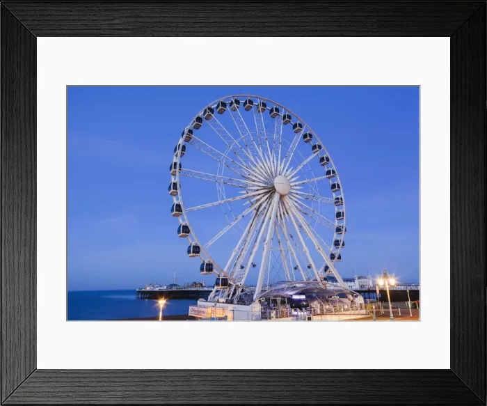 Framed Print : England, East Sussex, Brighton, Brighton Wheel Framed Print : England, East Sussex, Brighton, Brighton Wheel