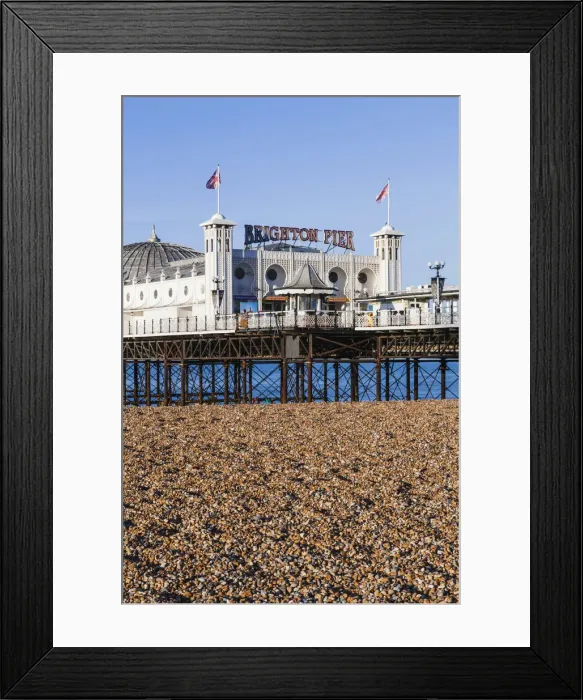 Framed Print : England, East Sussex, Brighton, Brighton Pier Framed Print : England, East Sussex, Brighton, Brighton Pier