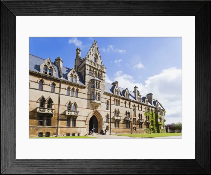 Framed Print : England, Oxfordshire, Oxford, Christ Church College, Meadow Gate Entrance Framed Print : England, Oxfordshire, Oxford, Christ Church College, Meadow Gate Entrance