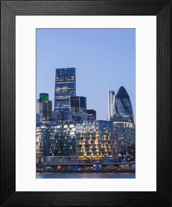 Framed Print : England, London, City Skyline Framed Print : England, London, City Skyline