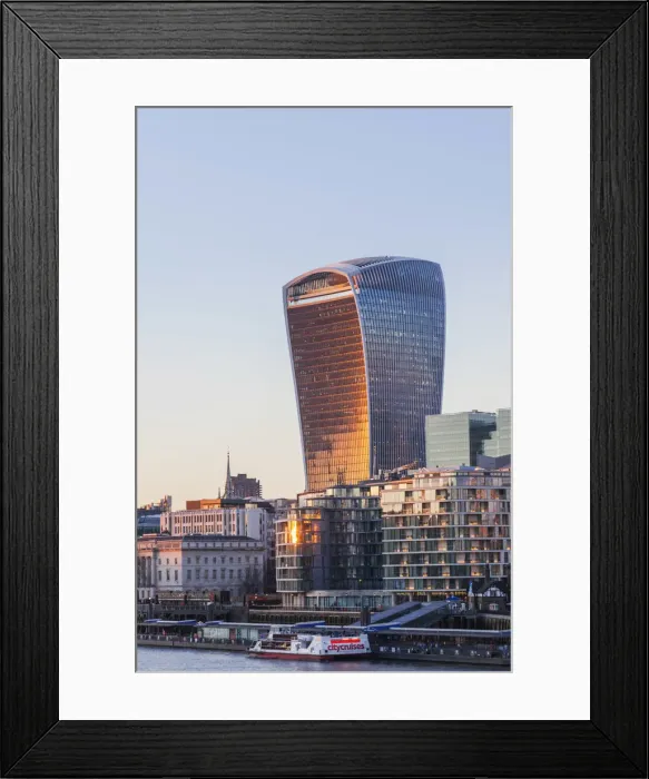 Framed Print : England, London, City Skyline and The Walkie Talkie Building Framed Print : England, London, City Skyline and The Walkie Talkie Building