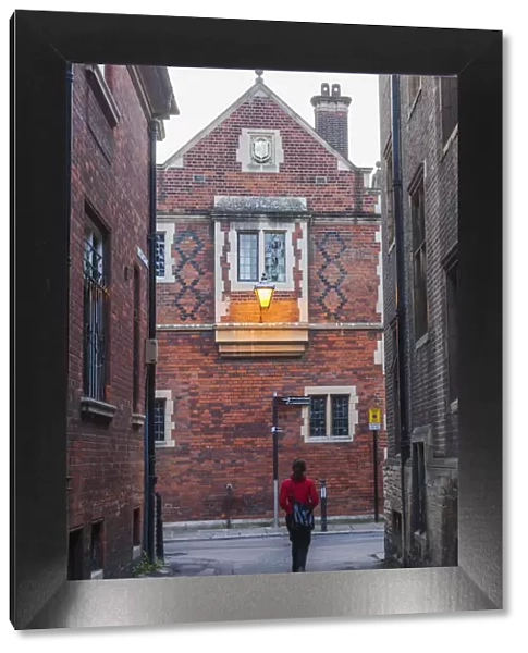 England, Cambridgeshire, Cambridge, College Window