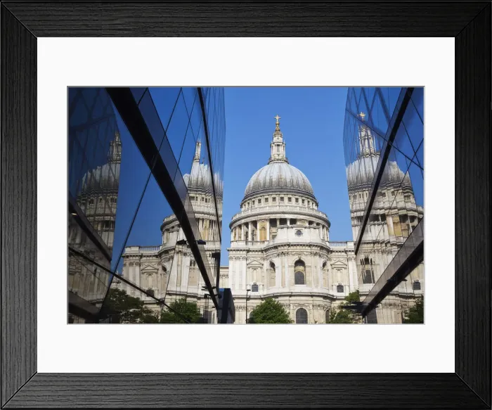 Framed Print : England, London, The City, St Pauls Cathedral Framed Print : England, London, The City, St Pauls Cathedral