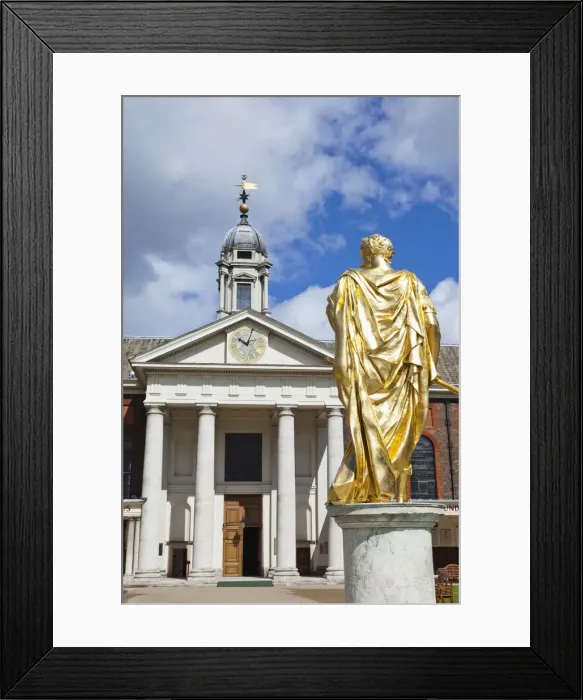 Framed Print : England, London, Chelsea, The Royal Hospital, Statue of Charles II Framed Print : England, London, Chelsea, The Royal Hospital, Statue of Charles II