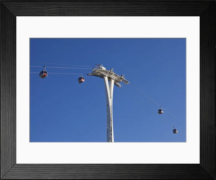 Framed Print : England, London, Thames Cable Car Framed Print : England, London, Thames Cable Car