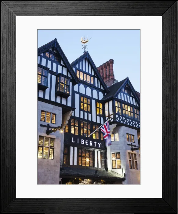 Framed Print : England, London, Liberty Department Store Framed Print : England, London, Liberty Department Store