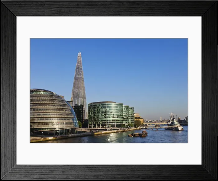 Framed Print : England, London, Southwark, The Shard and More London Develpment Framed Print : England, London, Southwark, The Shard and More London Develpment